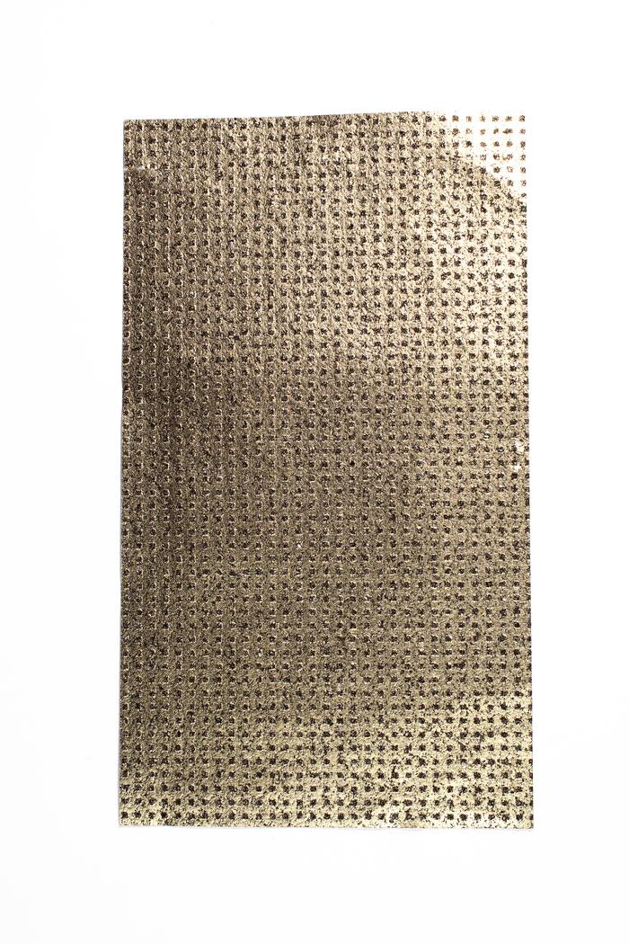 Revêtement mural écologique avec éclats de mica gaufrés sur support intissé