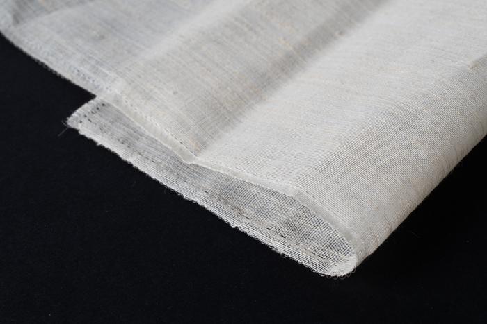 Voilage d’ameublement lin et polyester