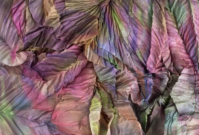 Tissu polyester multicolore