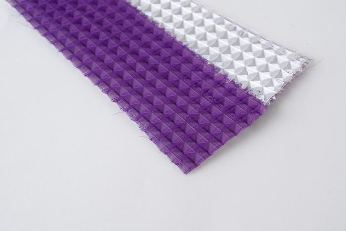 Voile prisme 3D coloré à mémoire de forme