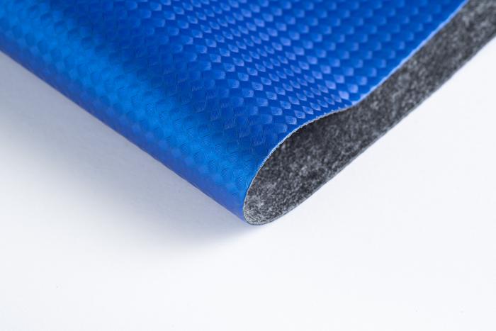 Textile synthétique aspect carbone pour recouvrement de semelles