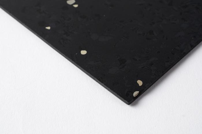 Revêtement sol caoutchouc lisse (à motif chips)