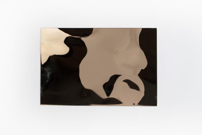 Acier inoxydable miroir déformé