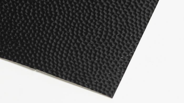 Revêtement mural intissé noir texturé