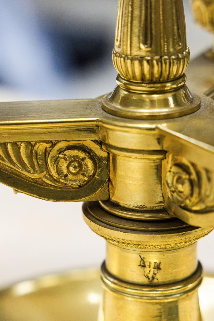 Dorure au feu à l’or moulu