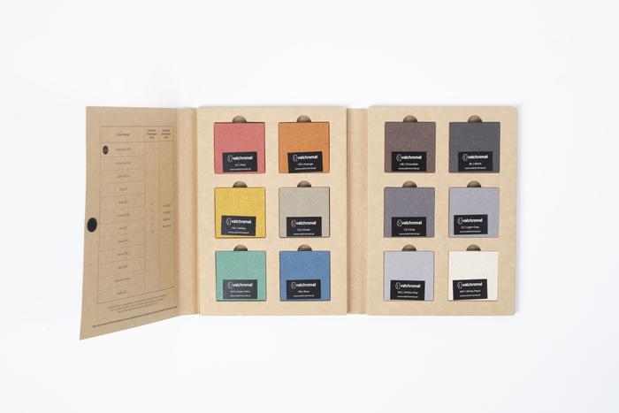 Nuancier VALCHROMAT® : panneaux de fibre de bois teintés