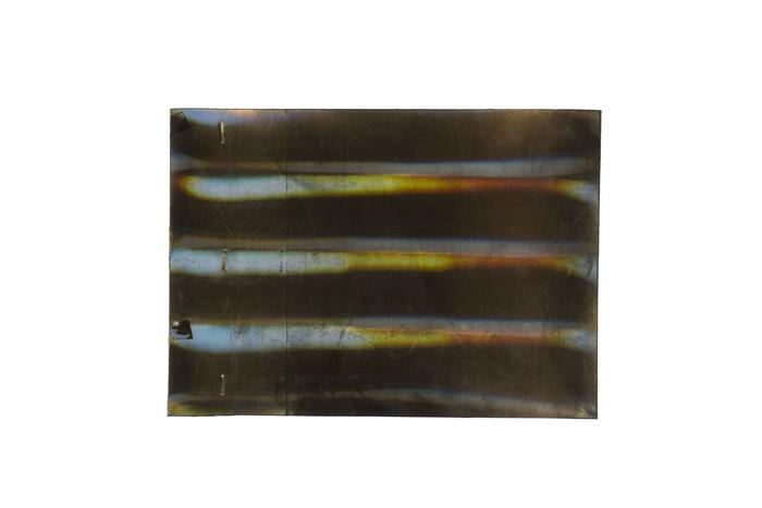 Tissu avec revêtement plastique or brillant holographique 