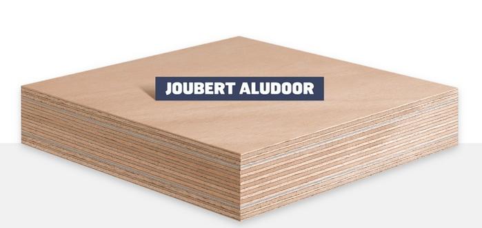 Panneau de contreplaqué en Okoumé et aluminium pour portes 